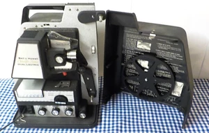 Bell & Howell 465 Dual/Lectric Director Series 8mm Film Projector + Roto Remote - Picture 1 of 15