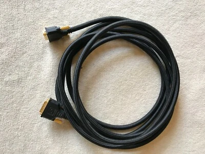 16 FT DVI - 24+1 Dual Link Male to Male Digital Video Cable Gold Plated HQ - Image 1 of 4