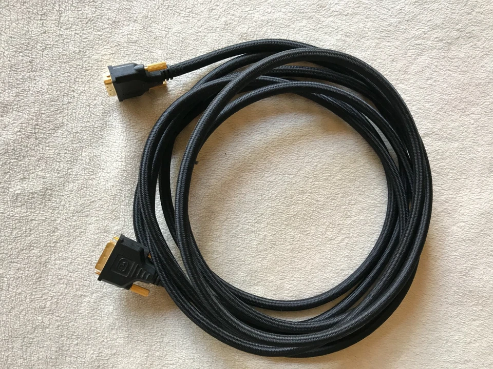 16 FT DVI - 24+1 Dual Link Male to Male Digital Video Cable Gold Plated HQ - Image 1 of 4