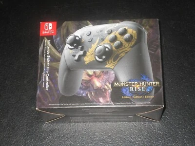  Nintendo Switch Pro Monster Hunter Rise Edition Controller Sealed  - Image 1 of 4