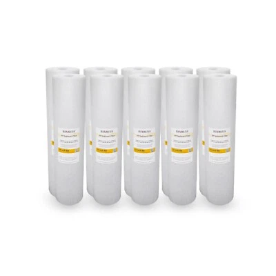10 Pack Big Blue Sediment Water Filter 4.5"x 20" Replacement Cartridge 5 Micron - Image 1 of 4