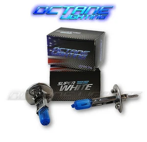 H1 Xenon 6000K Super White Halogen 55W 12V Headlight Fog Lamp Light Bulbs Pair - Picture 1 of 3