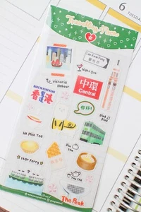 Paca Post Hong Kong theme stickers , Star Ferry travel stickers, planner - Picture 1 of 2