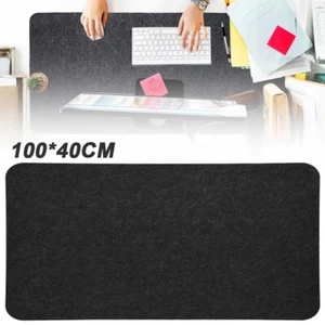 100*40cm Office Desk Mat Large Felt Keyboard Mat Gaming Mouse Pad Computer Mat - Picture 1 of 12
