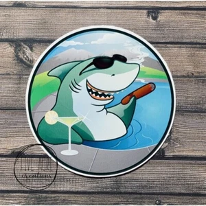 Funny vinyl sticker - weatherproof car decal - Pool Shark - Bild 1 von 4