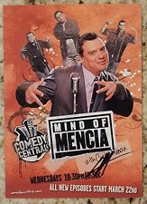 Comedy Central Carlos Mencia Autograph 6x8 Mind Of Mancia Promo Card