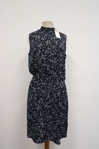 Opus Damen Kleid Dress Blau Blumenmuster Wilusa Gr.40 Neu - Bild 1 von 3