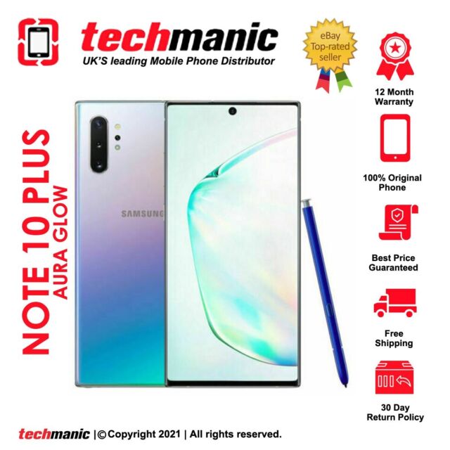 Samsung Galaxy Note 10+ Plus 256gb Rom 12gb Ram 6.8 Unlocked