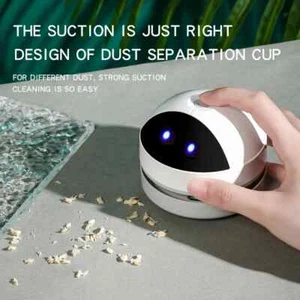 Mini Desktop Vacuum Cleaner Handheld Wireless Cleaner Portable Desktop Sweeper - Picture 1 of 17