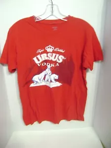 T-shirt orsi polari Ursus vodka tripla distillazione rossa media - Foto 1 di 3