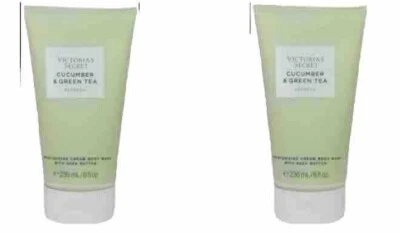 Victoria’s Secret (2) Cucumber & Green Tea Body Wash 8.4fl Oz - Image 1 of 2