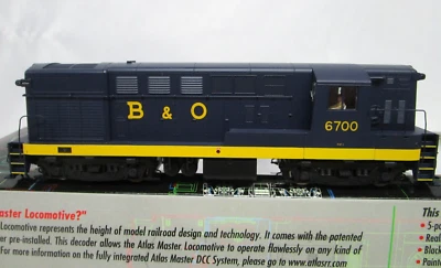 Atlas Master HO B&O Baltimore Ohio FM H16-44 Diesel Locomotive #6700 DCC - Image 1 of 4