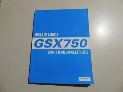  Werkstatthandbuch  Suzuki GSX750 Inazuma 1998 Wartung Reparatur - Bild 1 von 4