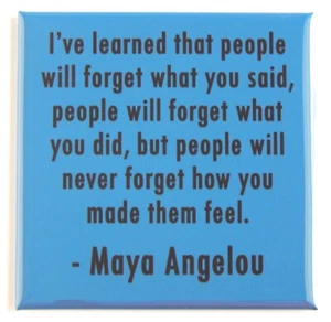"I've Learned That People..." FRIDGE MAGNET inspirational quote - Picture 1 of 3