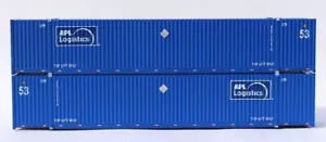 JTC N Scale 537070 APL Logistics ST2 53' HC Behälter mit magnetischem System 2er-Pack Neu! - Bild 1 von 3