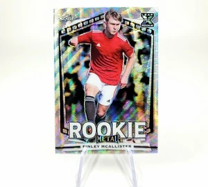 Finley McAllister Rookie /30 2022 Leaf Metal Soccer Refractor Manchester United - Bild 1 von 12