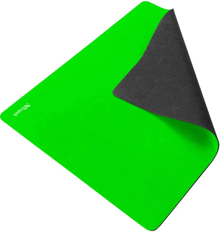 TRUST - MOUSE PAD VERDE 250x210 mm TAPPETINO IN GOMMA ANTISCIVOLO  22755 - Immagine 1 di 1