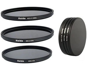 Haida ND Graufilterset ND8x, ND64x, ND1000x -  67mm inkl. Stack Cap - Bild 1 von 7