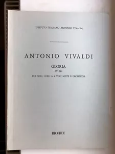 Vivaldi: Gloria - Ricordi Conductor Full Score - Picture 1 of 3