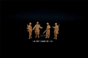Maquette de groupe 4 hommes imprimée en 3D 1/72 WWII Allemagne "Soldats du groupement tactique Hansen" - Photo 1 sur 3