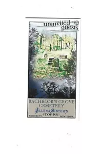 2011 Topps Allen and Ginter Mini Uninvited Guests #UG1 Bachelor's Grove Cemetery - Picture 1 of 1