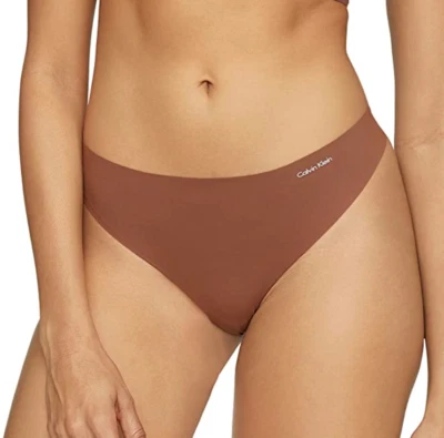 Tanga invisible para mujer Calvin Klein multipack panty castaño X-grande mujer Foto 1 de 3