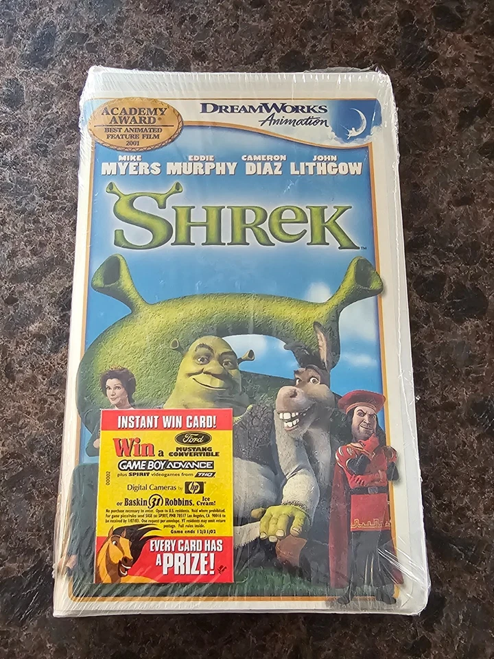 BRAND NEW Shrek (VHS; 2001) RARE Sealed OOP - Image 1 of 3