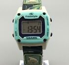 Shark Freestyle Digital Watch Women Blue White Floral Band Day Date New Battery
