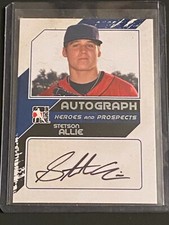 ⚾ 2011 In the Game Heroes & Prospects Baseball Auto #A-SAL2 Stetson ALLIE ⚾