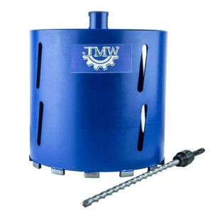 12" Dry Core Drill Bit for Concrete Brick with SDS Plus Arbor for #30/40 Diamond - Picture 1 of 6