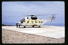 USAF Sikorsky CH-3 Helicopter at Osan, Korea in 1971, Original Slide p1a