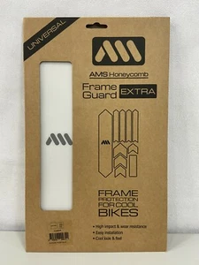 All Mountain Style AMS Honeycomb Frame Guard EXTRA (XL) Clear Transparent - Picture 1 of 11
