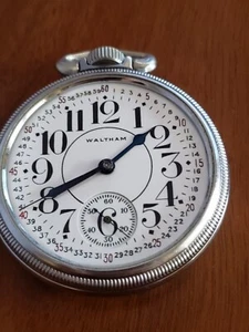 WALTHAM RAILROAD 645 MONTGOMERY ENAMEL DIAL WELL SERVCIED 1906 - Picture 1 of 12