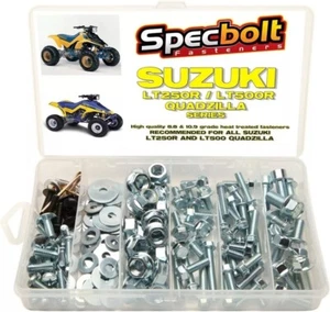 Suzuki LT250R Bolt Kit LT500R QUADZILLA ATV fender plastic Specbolt 120 piece  - Bild 1 von 1