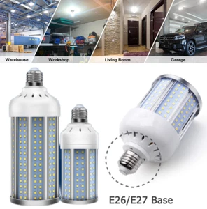 1x 150W 100W 80W 60W 50W 40W LED Glühlampe E27 E40 Abstrahlwinkel Für Garage - Picture 1 of 20