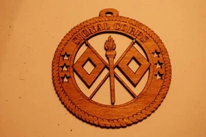 SIGNAL CORPS LASER ORNAMENT - Picture 1 of 1