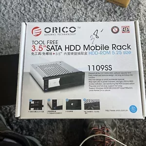 ORICO 2 Bay USB 3.5 to SATA HDD Mobile Rack HDD-ROM 5.25 Size - Picture 1 of 14