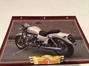 Moto Guzzi 1100 California spécial 1999 fiche carte moto passion Atlas - Imagen 1 de 2