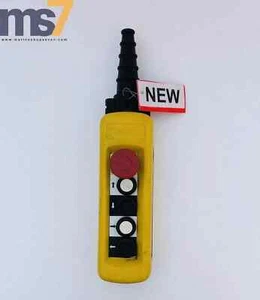 SCHNEIDER ELECTRIC XAC-A4813 OVERHEAD CRANE REMOTE CONTROL PENDANT 4 BUTTON - Picture 1 of 7