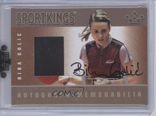 2010 Sportkings Series D Auto Memorabilia Silver Biba Golic #AM-BGO1 Auto