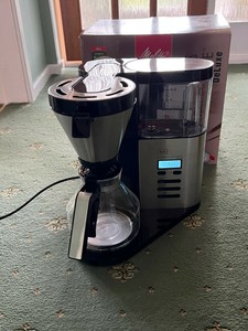 Melitta Aroma Elegance Deluxe, 1012-03, Filter Coffee Machine with Glass Jug,