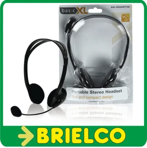 AURICULARES CON MICROFONO MULTIMEDIA BASICXL 2XJACK 3.5MM CABLE 2M BD6388 - Imagen 1 de 1