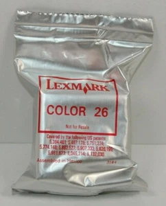 Neu Original Lexmark #26 10N0026 Farbe Tintenpatrone versiegelte Tasche - Bild 1 von 2
