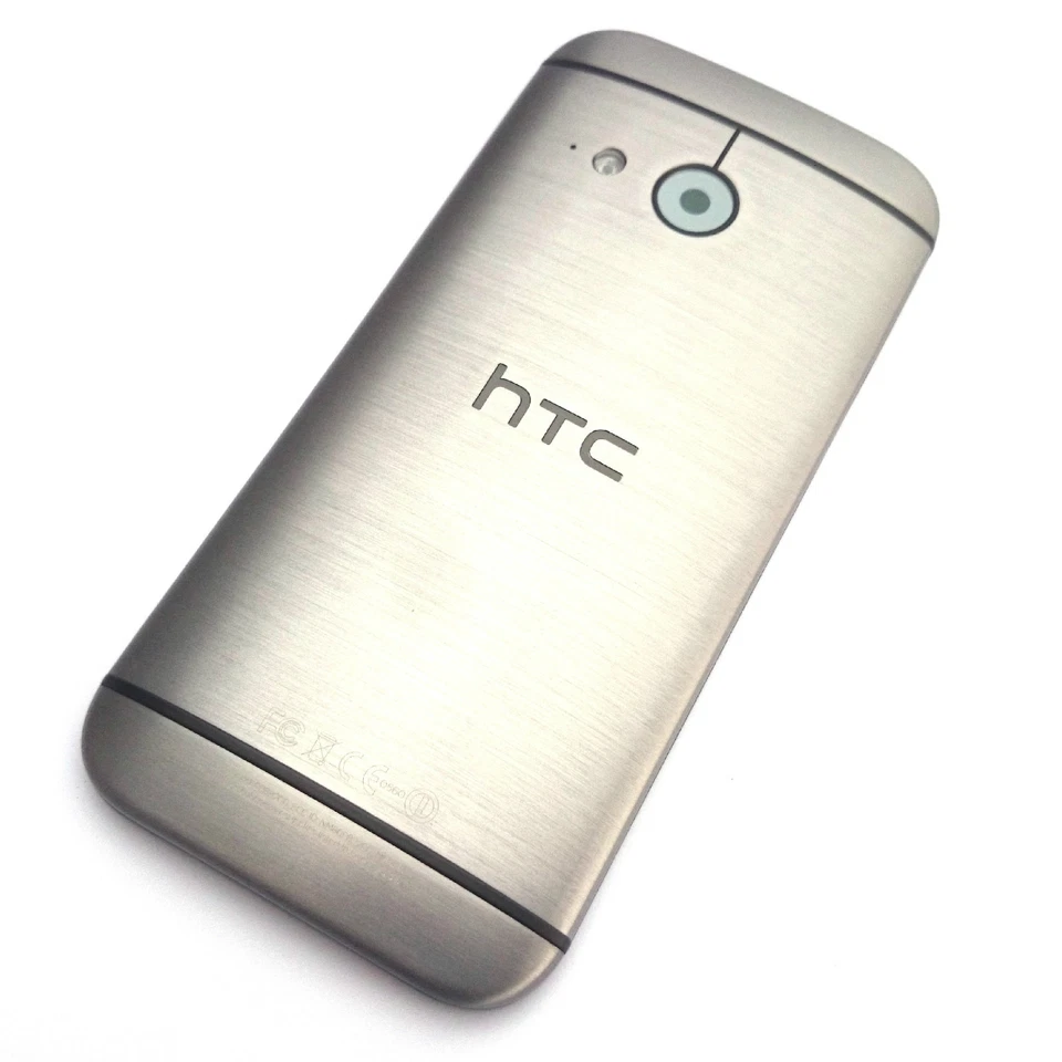 HTC One Mini 2 rear fascia housing+camera glass cover Metal grade B Genuine - Image 1 of 4