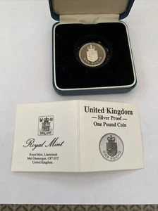 1986 Silver Proof £1 Coin. Limited Edition. - Picture 1 of 7