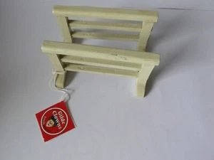 Gilde Clown Porzellan Keramik Dekofigur Koppelzaun 2 Stuck - Bild 1 von 2