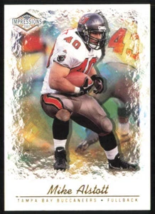 Mike Alstott 2001 Pacific Canvas Impressions Hobby Red Backs #130 SN Buccaneers - Imagen 1 de 2