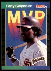 1989 Donruss Bonus MVP's Tony Gwynn San Diego Padres #BC-20