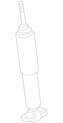 Amortiguador base genuino GM 1999-2007 Chevrolet GMC Silverado Sierra 89038652 Foto 1 de 2