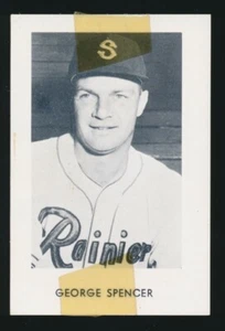 1963 Seattle Popcorn (PCL) -GEORGE SPENCER (Seattle Rainiers) Giants, Tigers - Picture 1 of 2